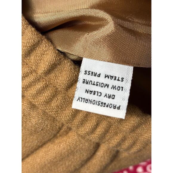 Bretton Place Skirt Womens 16 Camel Tan 100% Wool Lined Midi Pencil Made in USA - Picture 6 of 8